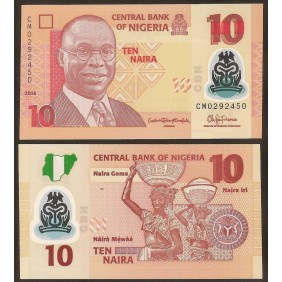 NIGERIA 10 Naira 2016 Polymer