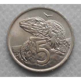 NEW ZEALAND 5 Cents 1970
