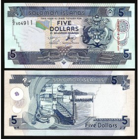 SOLOMON ISLANDS 5 Dollars 2004