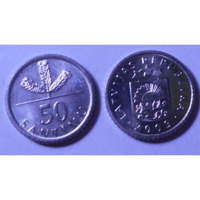 LATVIA 50 Santimu 2009