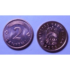 LATVIA 2 Santimi 2009