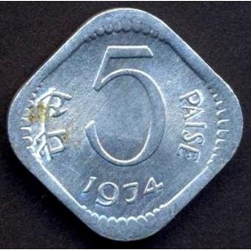 INDIA 5 Paise 1974 C