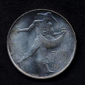 SAN MARINO 500 Lire 1981 AG...
