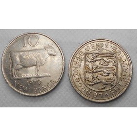 GUERNSEY 10 Pence 1970