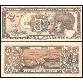 BRAZIL 5 Cruzeiros 1961/62