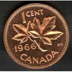 CANADA 1 Cent 1969