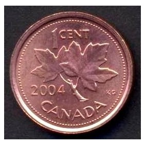 CANADA 1 Cent 2004