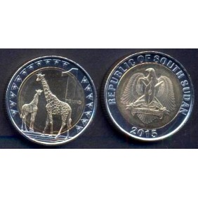 SOUTH SUDAN 1 Pound 2015