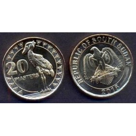 SOUTH SUDAN 20 Piastres 2015