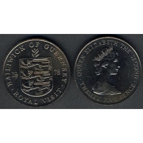 GUERNSEY 25 Pence 1978...
