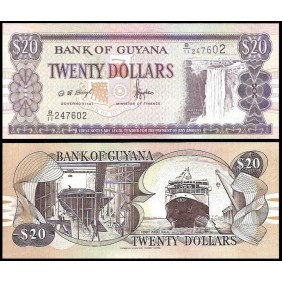 GUYANA 20 Dollars 1996