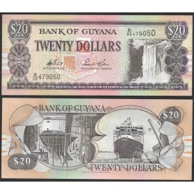 GUYANA 20 Dollars 1996