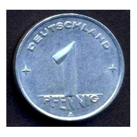 DDR 1 Pfennig 1950 A