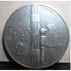 BUONO 2 LIRE 1924