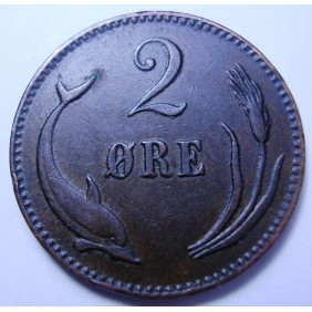 DENMARK 2 Ore 1875