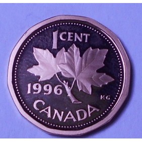 CANADA 1 Cent 1996 Proof