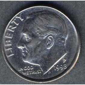 USA Roosevelt Dime 1998 P