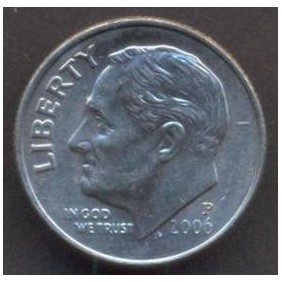 USA Roosevelt Dime 2006 P