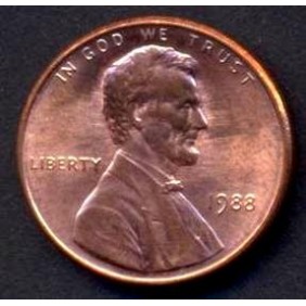 USA 1 Cent 1988 Lincoln