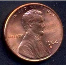 USA 1 Cent 1984 D Lincoln