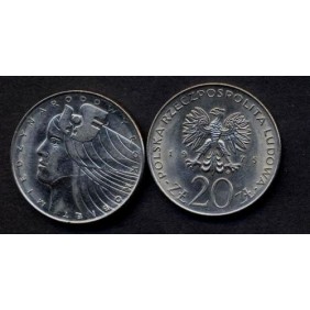 POLAND 20 Zlotych 1975...