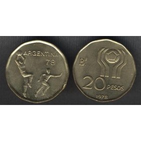 ARGENTINA 20 Pesos 1978...