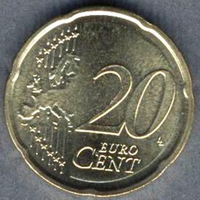 GERMANY 20 Euro Cent 2002 A