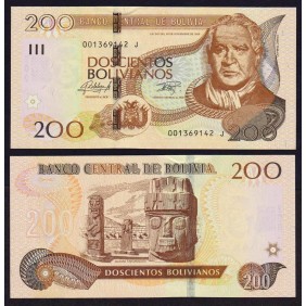 BOLIVIA 200 Bolivianos 2015...