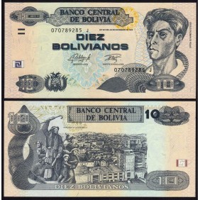 BOLIVIA 10 Bolivianos 2015