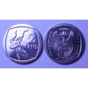 SOUTH AFRICA 2 Rand 2008
