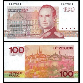 LUXEMBOURG 100 Francs 1986