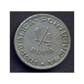INDIA PORTUGUESE 1/4 Rupia...