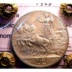 2 Lire 1908 AG