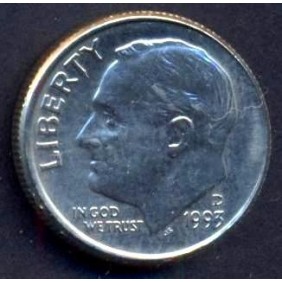 USA Roosevelt Dime 1993 D