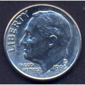 USA Roosevelt Dime 1996 D