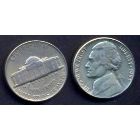 USA 5 Cents 1953 Jefferson