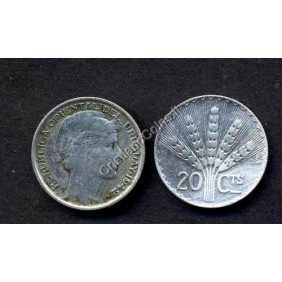 URUGUAY 20 Centesimos 1942 AG