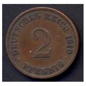 GERMANY EMPIRE 2 Pfennig...