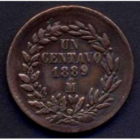 MEXICO 1 Centavo 1889 Mo