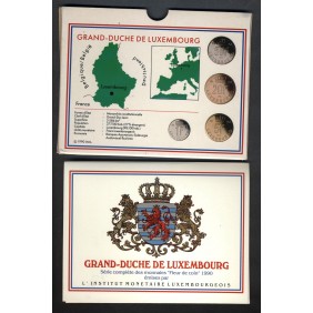 LUXEMBOURG Set coins 1990...