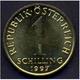 AUSTRIA 1 Schilling 1997
