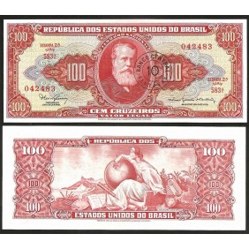 BRAZIL 10 Centavos on 100...