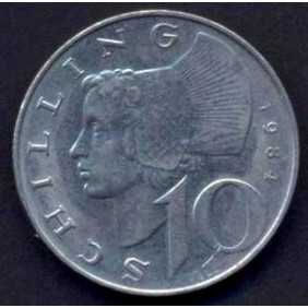 AUSTRIA 10 Schilling 1984