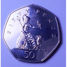 GREAT BRITAIN 50 Pence 1981...