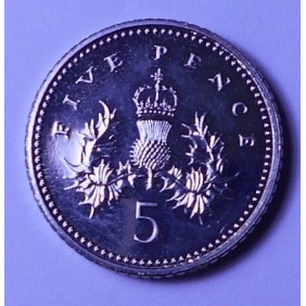 GREAT BRITAIN 5 Pence 2000