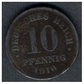 GERMANY EMPIRE 10 Pfennig...