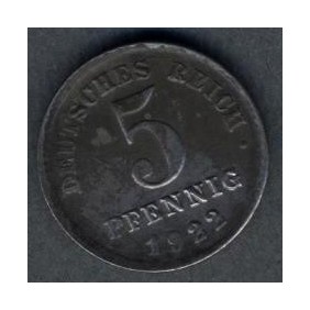 GERMANY EMPIRE 5 Pfennig...
