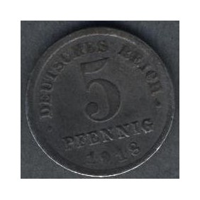 GERMANY EMPIRE 5 Pfennig...