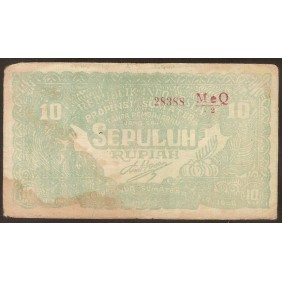 INDONESIA 10 Rupiah 1948