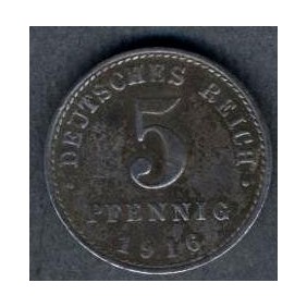 GERMANY EMPIRE 5 Pfennig...